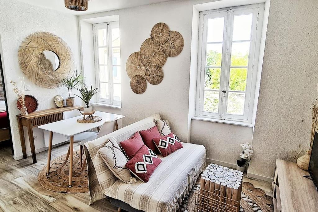 New #Boheme Chic# Pied De La Cite #2 Apartment การ์กาซอน ภายนอก รูปภาพ